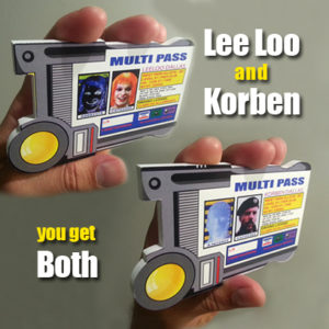 Lee Loo or Korben Multipass SET - Fifth Element