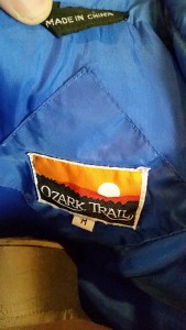 Vintage Ozark Trail Blue Puffer Vest
