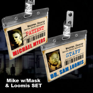 Halloween Michael Myers ID Sanitarium Badge