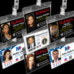 Scandal Name Badge Cosplay ID Cards