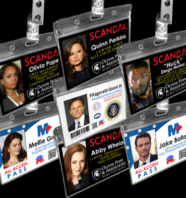 Scandal Name Badge Cosplay ID Cards