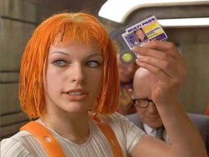 LeeLoo Dallas or Korben Multipass The Fifth Element Cosplay