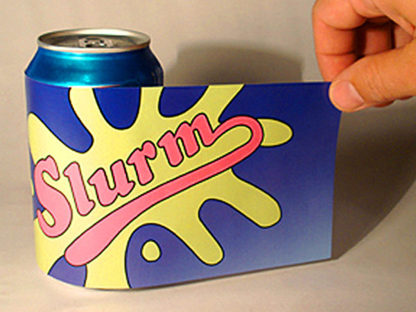 Slurm Soda Can Labels
