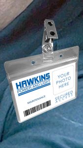 Stranger Things Hawkins Power and Light Halloween Costume ID Badge